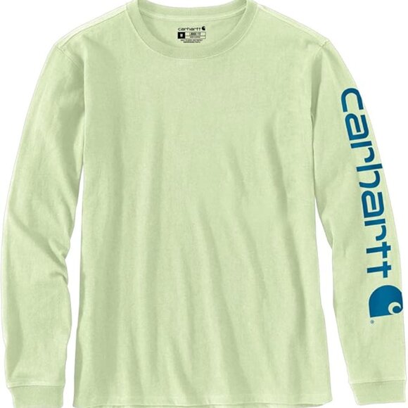 Carhartt Tops - NEW Carhartt Loose Fit Heavyweight Tee Long Sleeve Logo Graphic Womens L